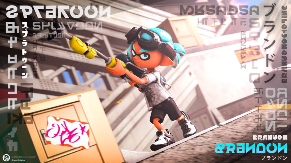 Brandon with his E-Litter stands by at Moray Towers during the bright afternoon. No one will get in his way..........right?





Featured:

Alyssa





Alyssa created by BrandonOctoling



Splatoon Inkling Typefaces by frozenpandaman

Splatoon Round Script Typefaces by jacebeleren
Splatoon Deepsea fonts by Kirbypost-Generator

Splatoon Alterna Script Typefaces by addnin

Splatoon Square Typefaces and Sign Types by ardnin (Deciphered by Rassicas and MaidCactus)