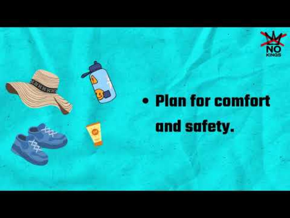 Tips for No Kings Attendees