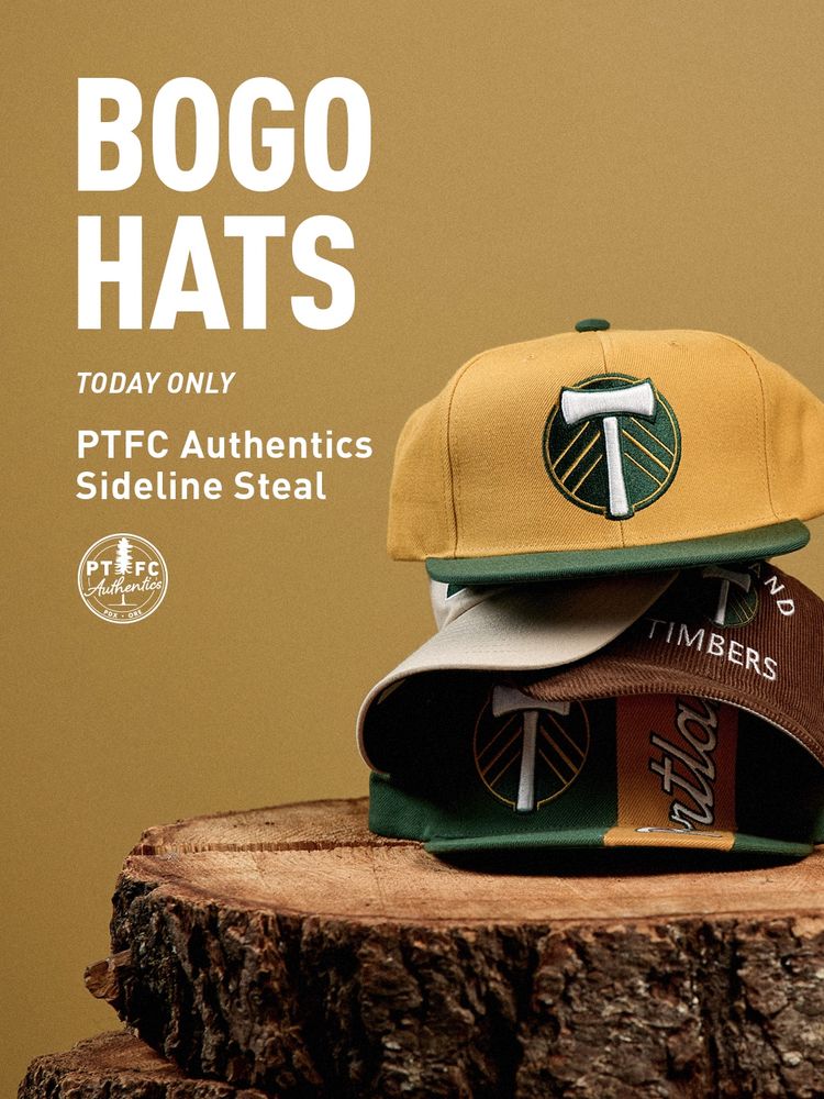 A deal from PTFC authentics that allows you buy one get one hats. Today only