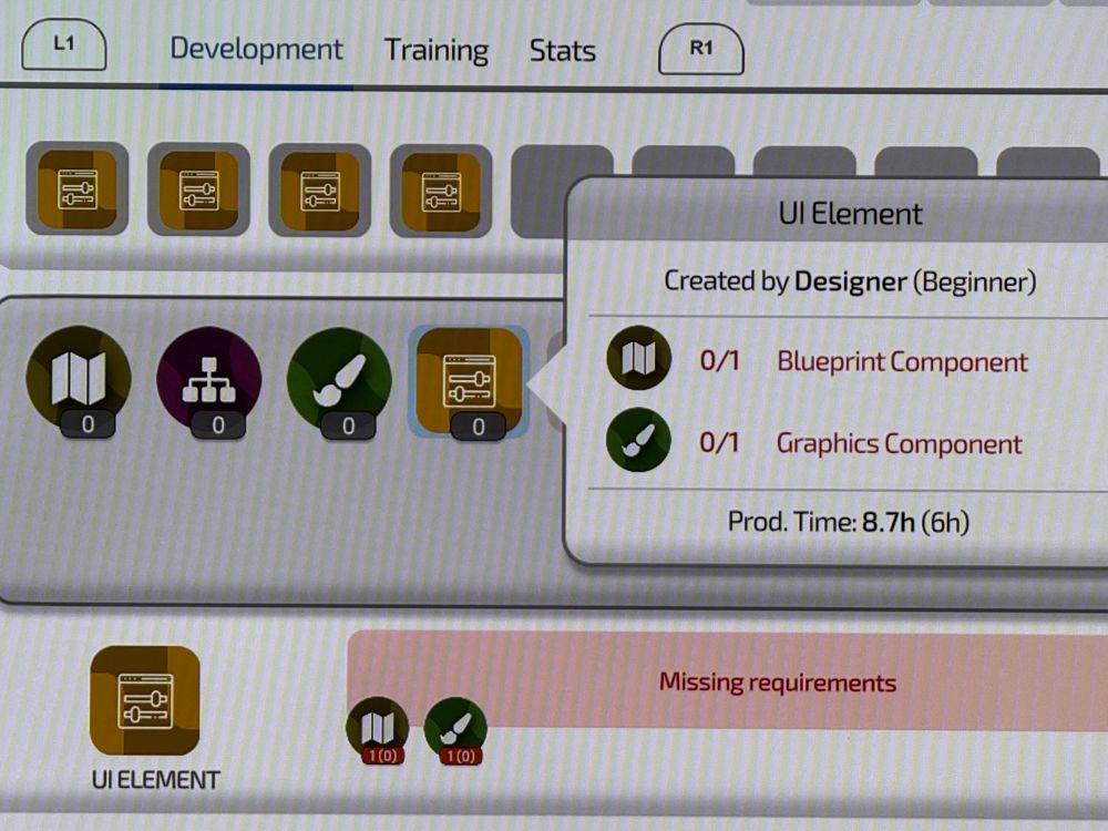 UI Element can’t be created