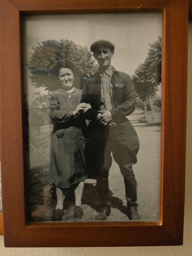 My grandparents- beret included! Circa 1930s
