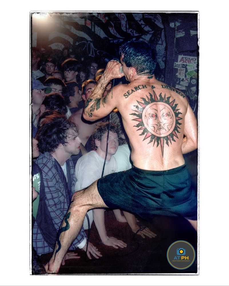 Henry Rollins of The Rollins Band at The Anthrax in Norwalk Connecticut in October of 1990