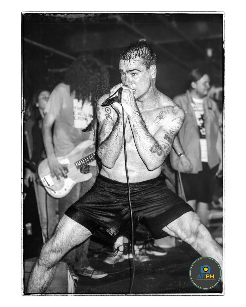 Henry Rollins of The Rollins Band at The Anthrax in Norwalk Connecticut in October of 1990