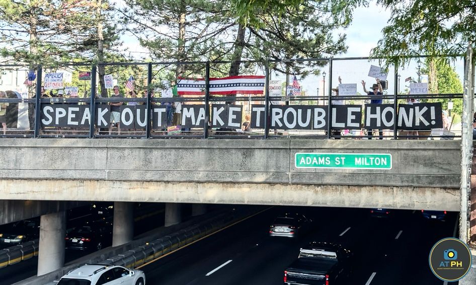 Milton MA Good trouble rally Boston