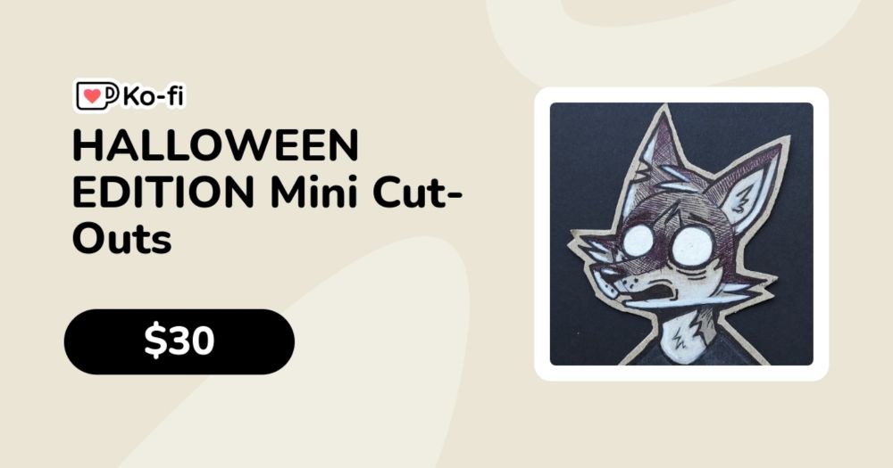 HALLOWEEN EDITION Mini Cut-Outs