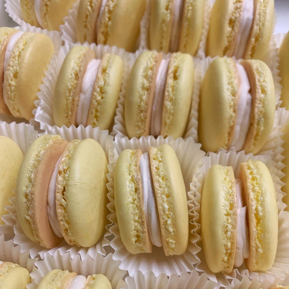 Lemon macarons