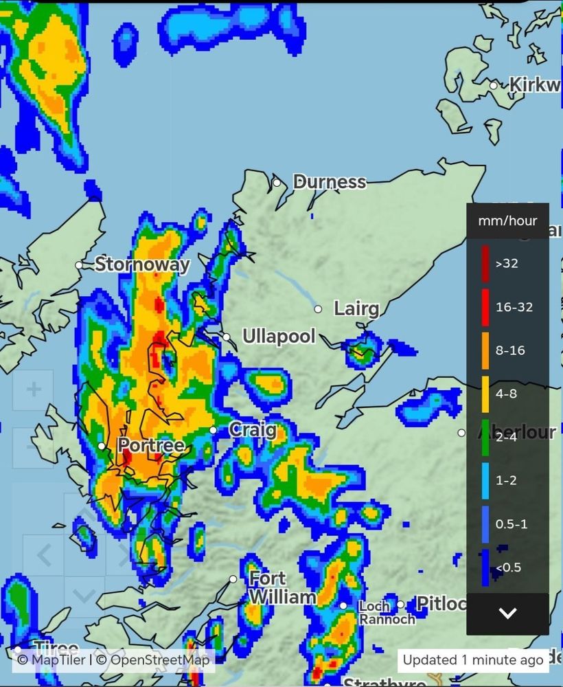Heavy rain on the weather forecast.