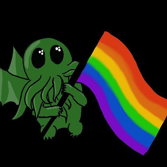 Cthulhu wishes you all a happy pride.