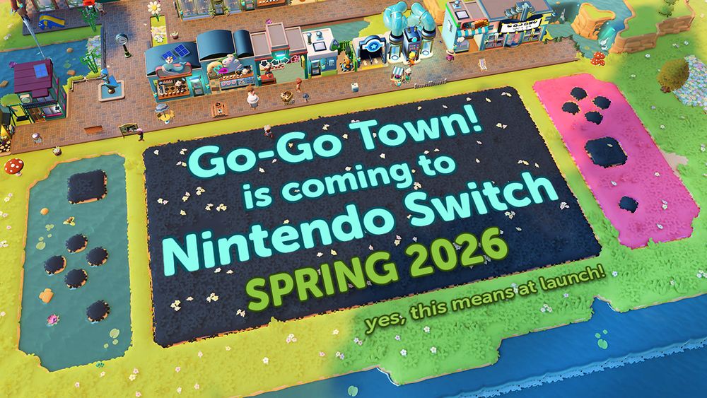 Go-Go Town! is coming to Nintendo Switch Spring 2026