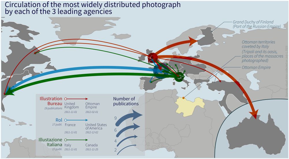 Photographic coverage of the Shar al-Shatt massacre and its aftermath: Circulation of the most widely distributed photograph by each of the 3 leading agencies. Rights: Pierre Schill