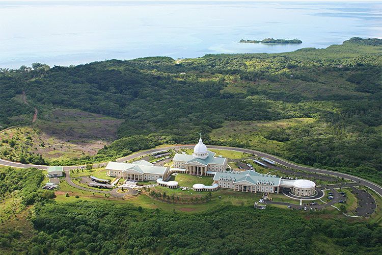 Foto von der Hauptstadt des Nationalstaates Palau
