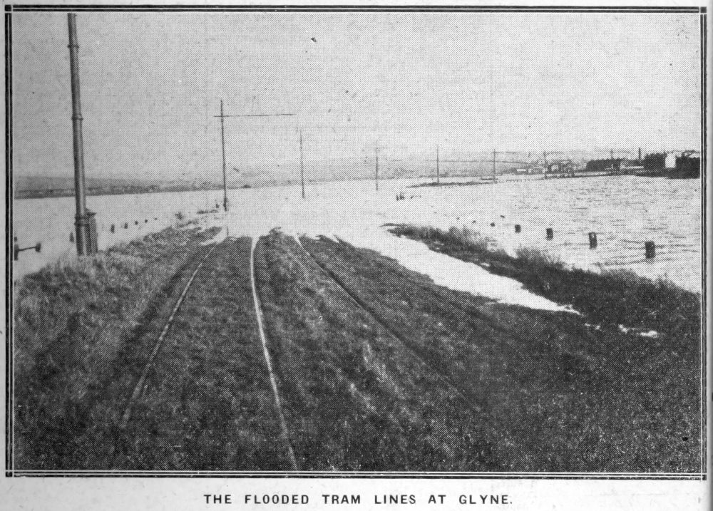 Newspaper cuttings from the Bexhill Observer 10.1.1925. "Scenes After The Tempest."
