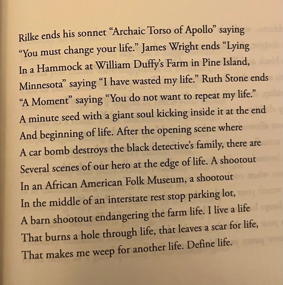 Define life. A poem by Terrance Hayes