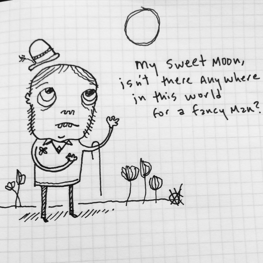 fancy man in the moonlight 