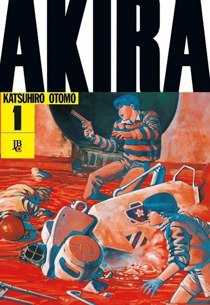 Capa do primeiro volume da edição brasileira de Akira, mangá de Katsuhiro Otomo.
