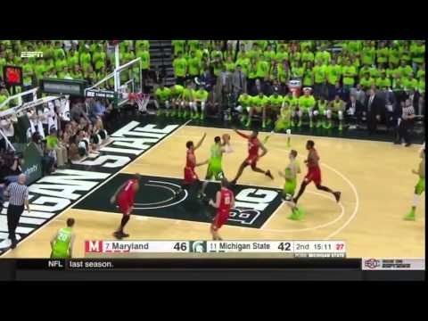 Denzel Valentine - Running Break+ Showing Vision When Finding Shooter