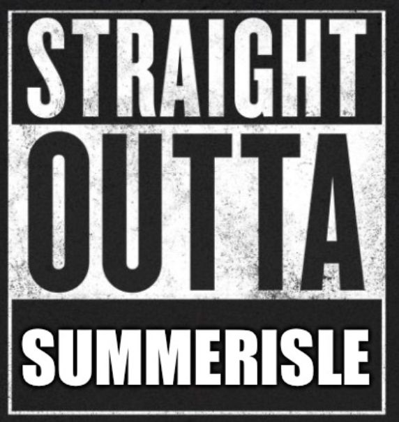 “Straight Outta Summerisle” logo