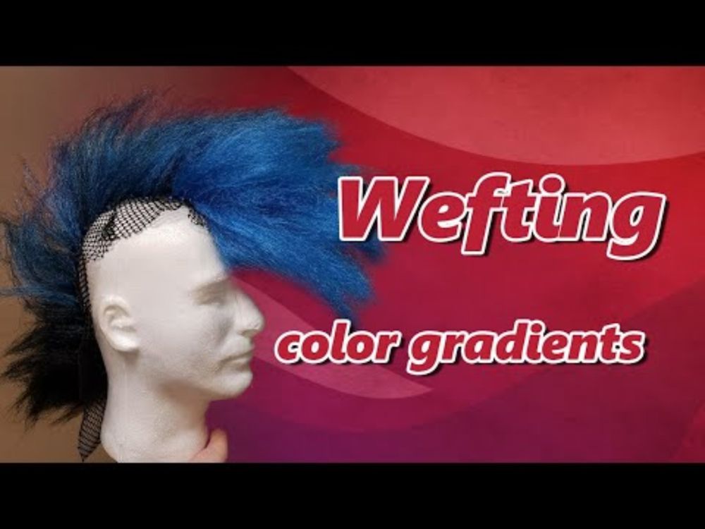 Latch Hooking Fake Hair | Color Gradients Are Possible!