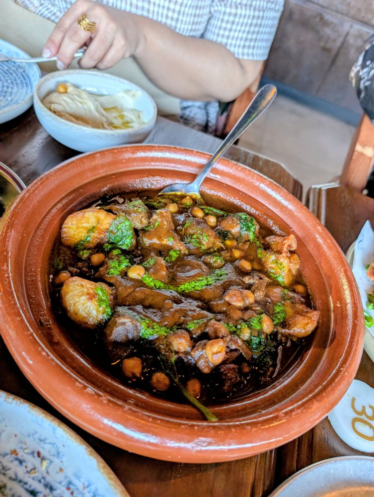 Beef and potato tagine.