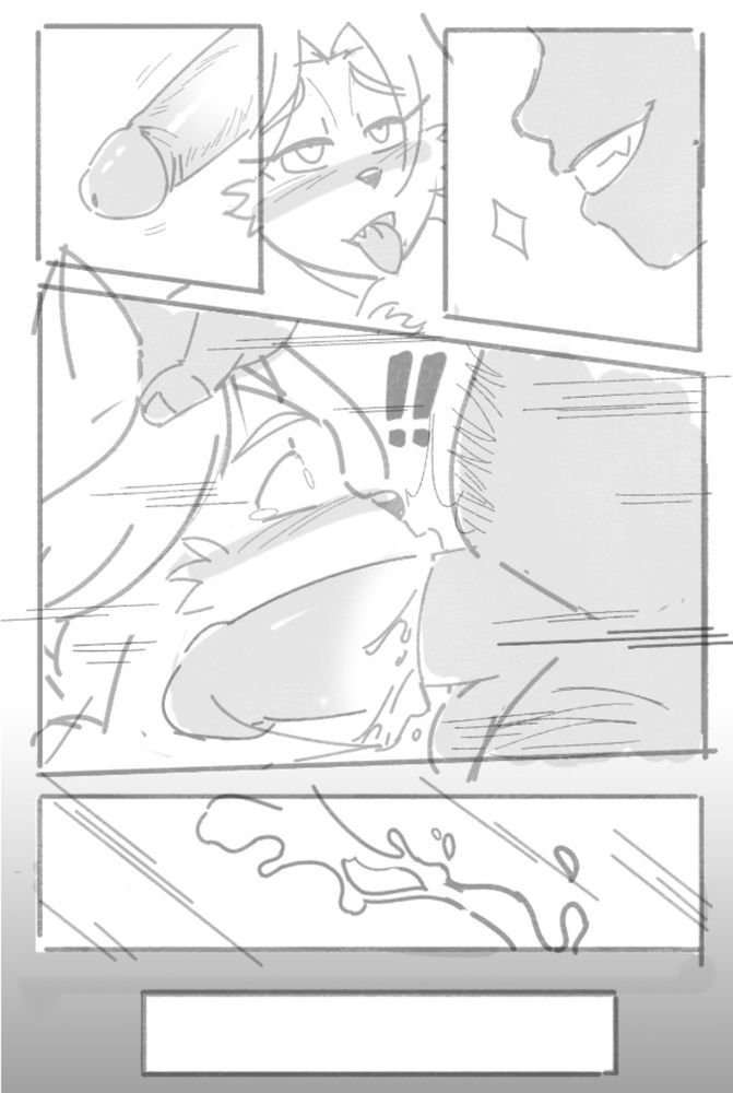 A comic ft. Himbo Jon Bear and their friend CC. JB forces his cock down their throat in hopes of satiating whatever thirst needed to be quenched