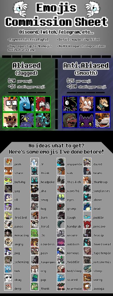 AQR's emoji comm sheet.

ToS: https://a-q-r.carrd.co/