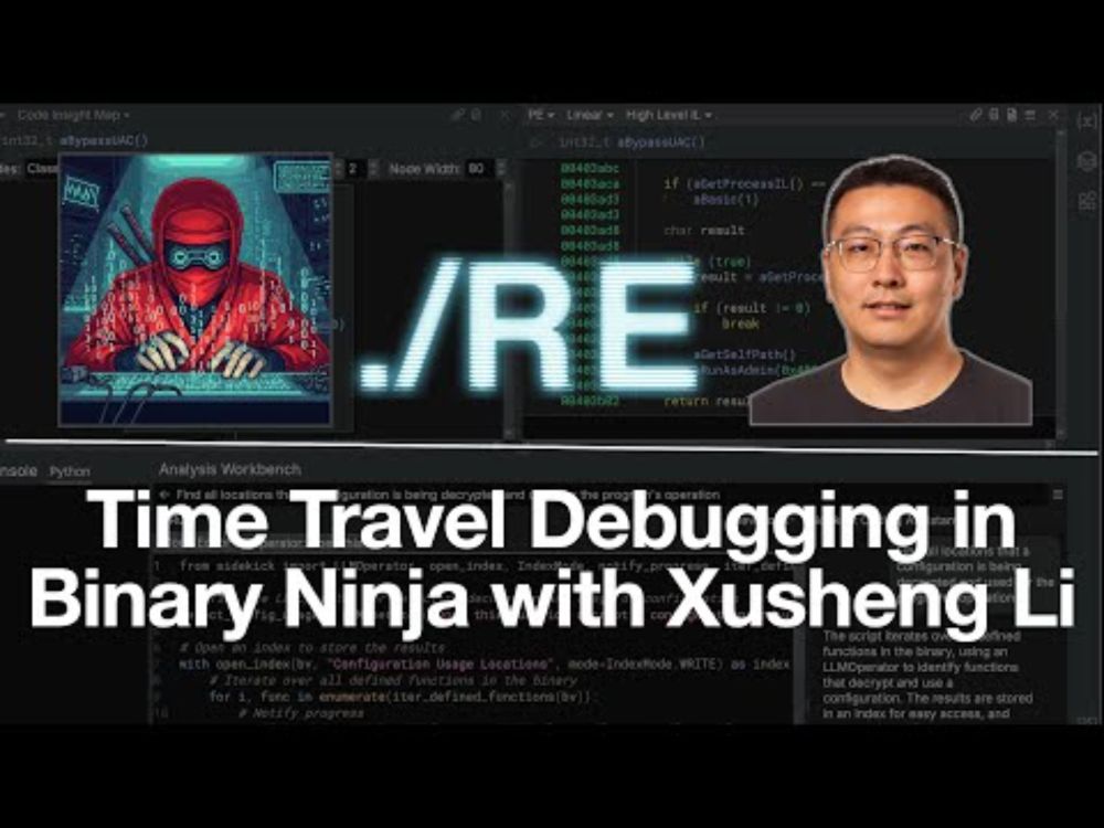 Time Travel Debugging in Binary Ninja with Xusheng Li