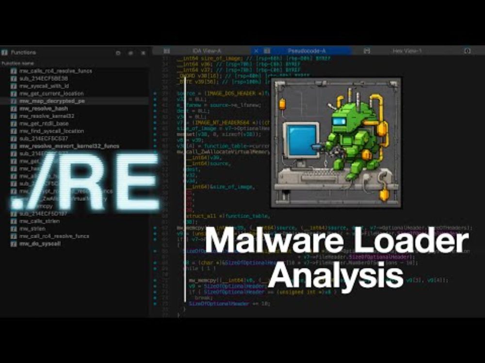 Malware Loader Reverse Engineering with IDA Pro (Stream - 06/05/2025)