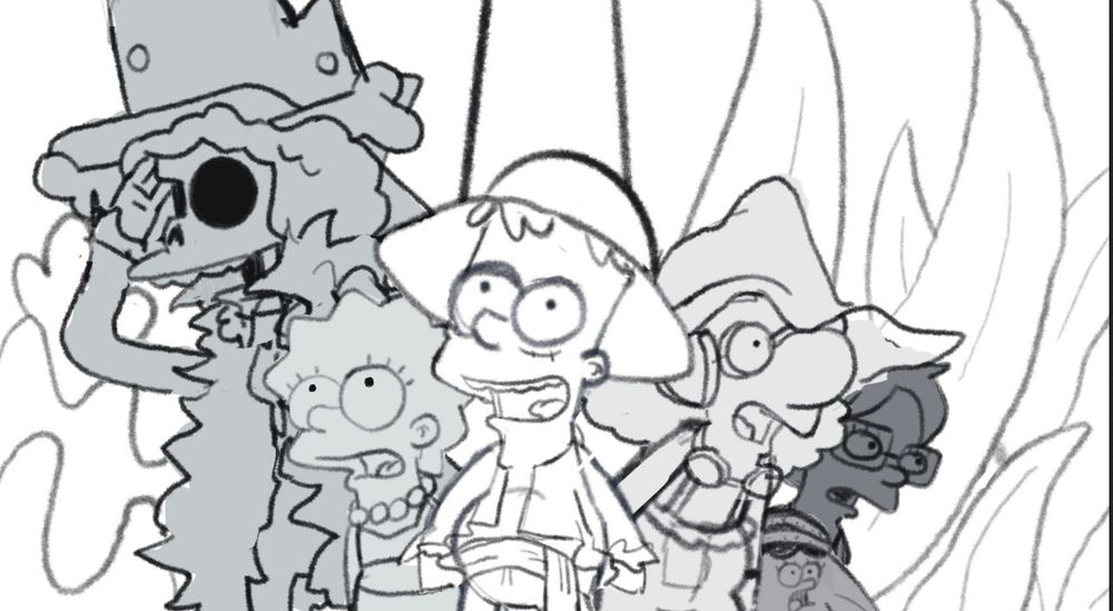 Rough art of Dohmance cover 88. 