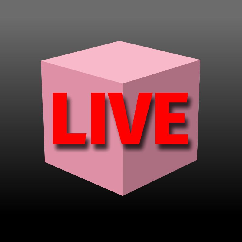 The Streamplace logo with the word LIVE over the top