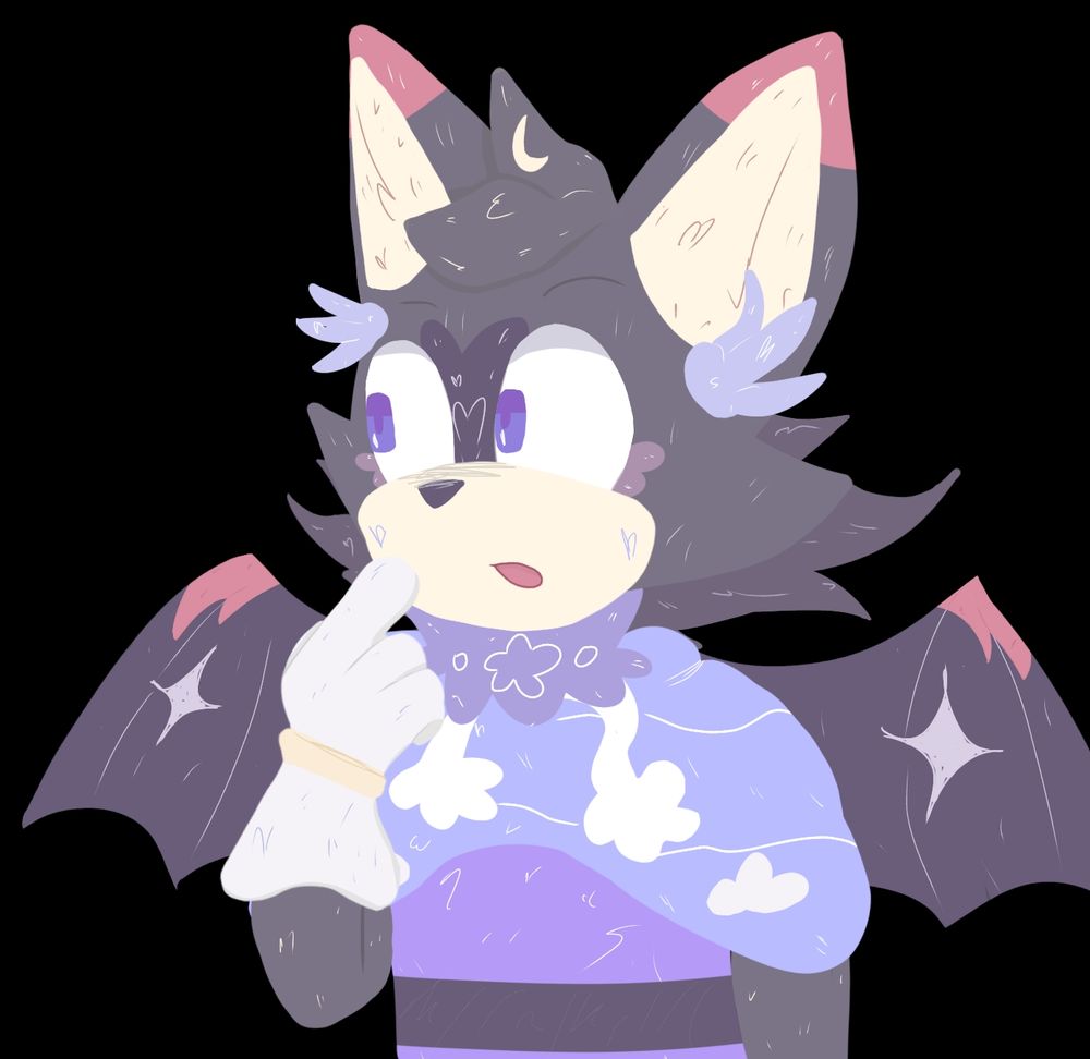 A Chihuahua mobian looking off to the side, with a perplexed expression.