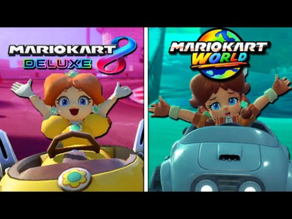 Mario Kart 8 Deluxe vs Mario Kart World Players