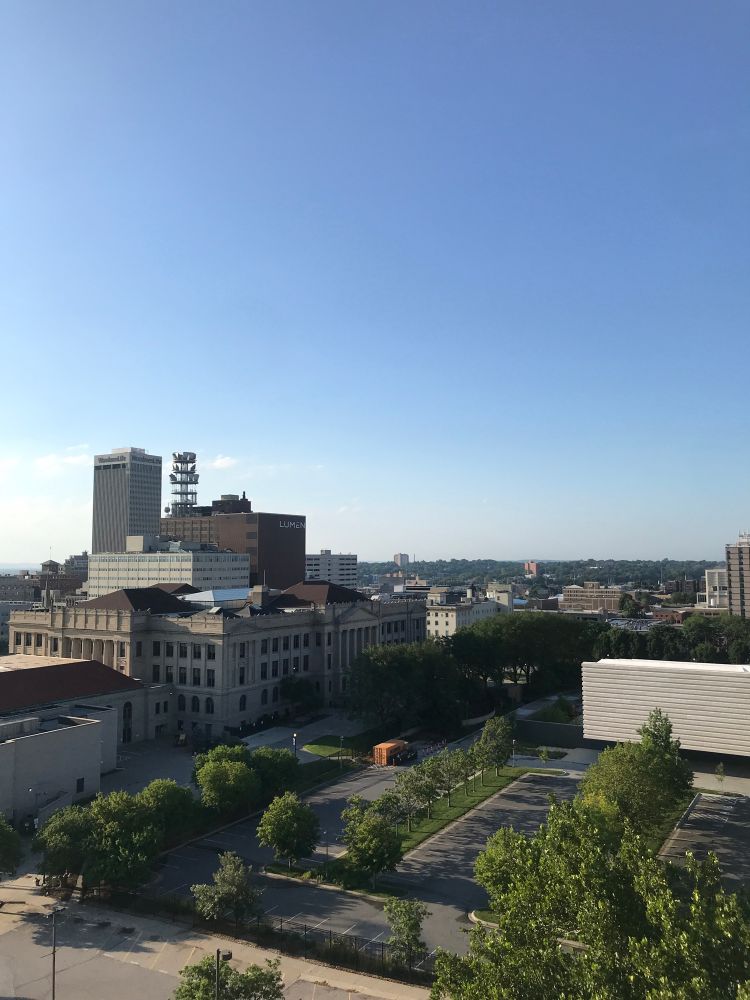 Skyline of downtown Omaha 