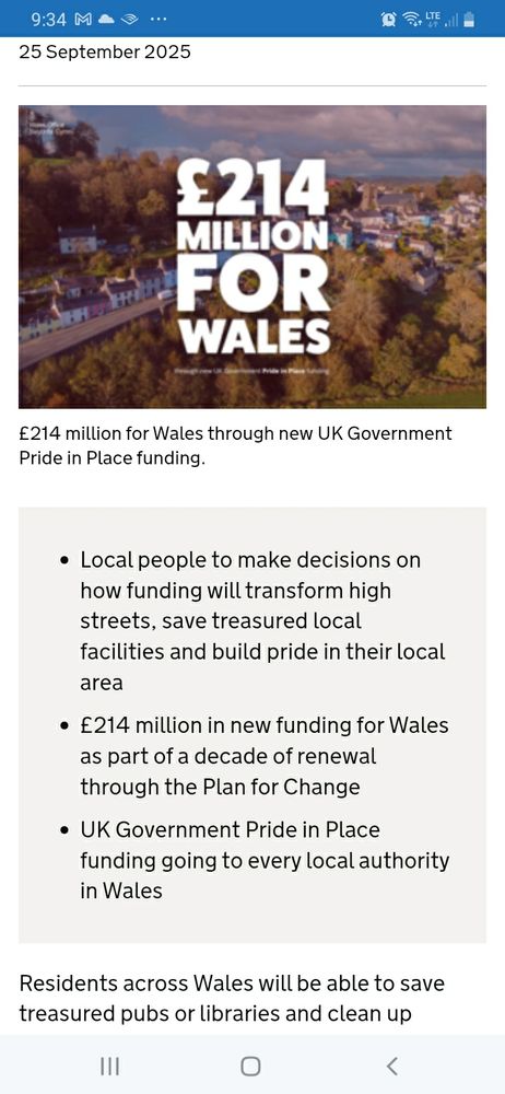 List of ways the Pride in Place fund may be spent.