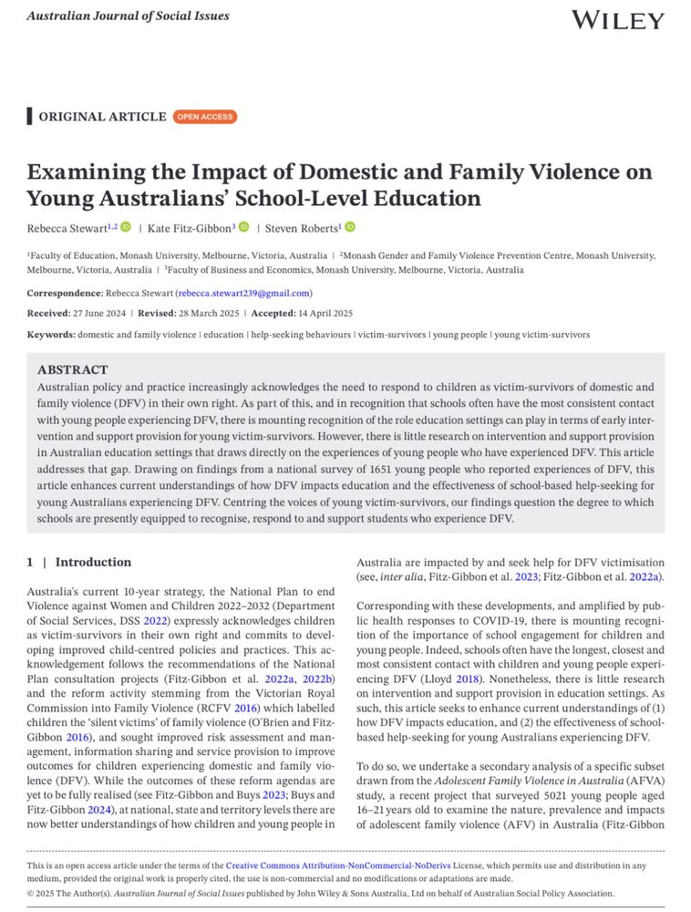 Front page of the journal article, including title abstract and first three paragraphs of the PDF. 