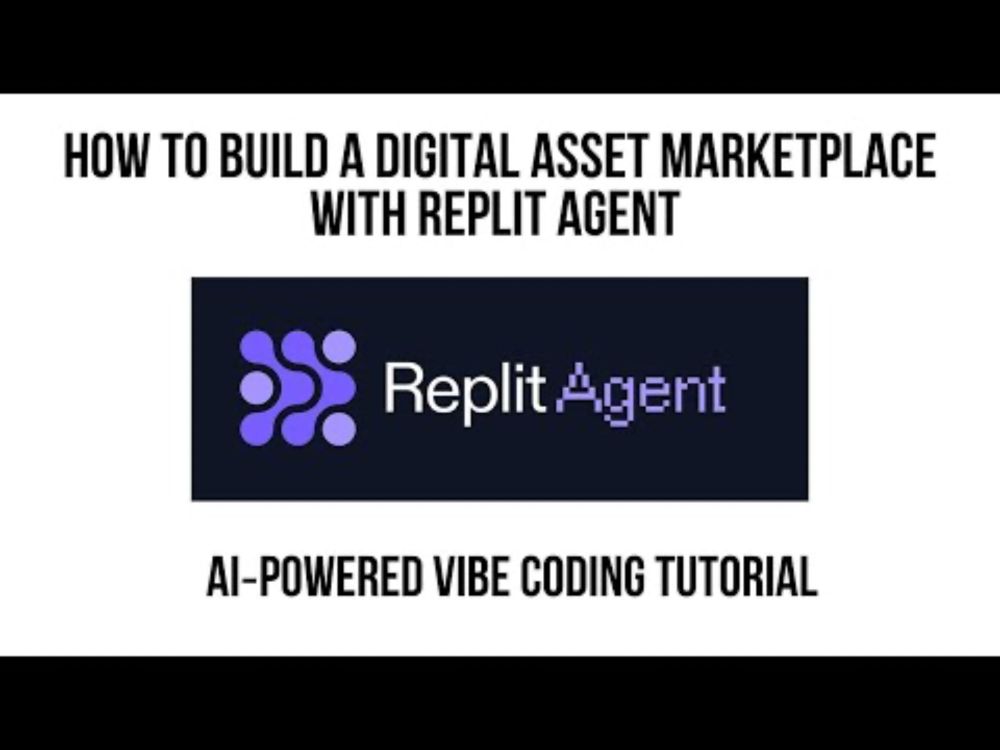 How to Build a Digital Asset Marketplace with Replit Agent | AI‑Powered Vibe Coding Tutorial