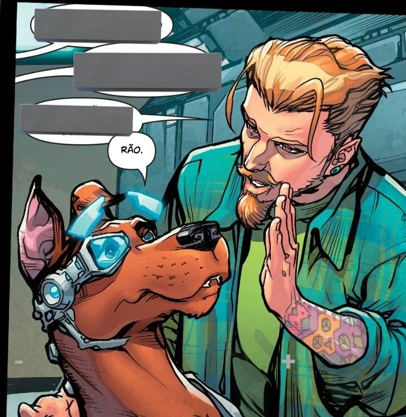 Scooby falando rão