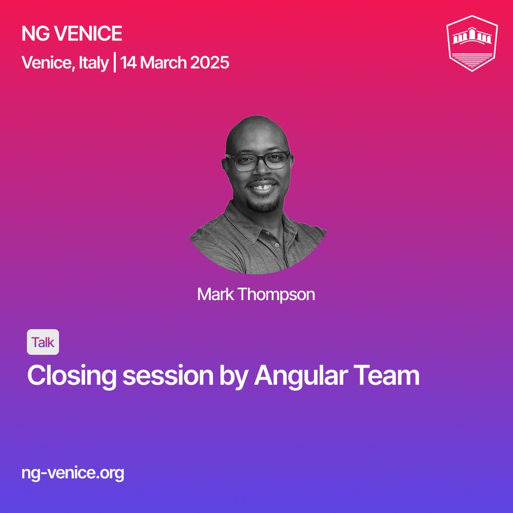 #NGVenice 2025 14th March - Closing Session by Mark Thompson #Angular Team