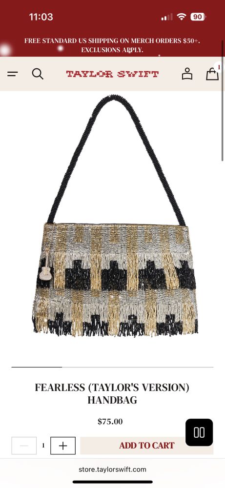 fearless tv hand bag 