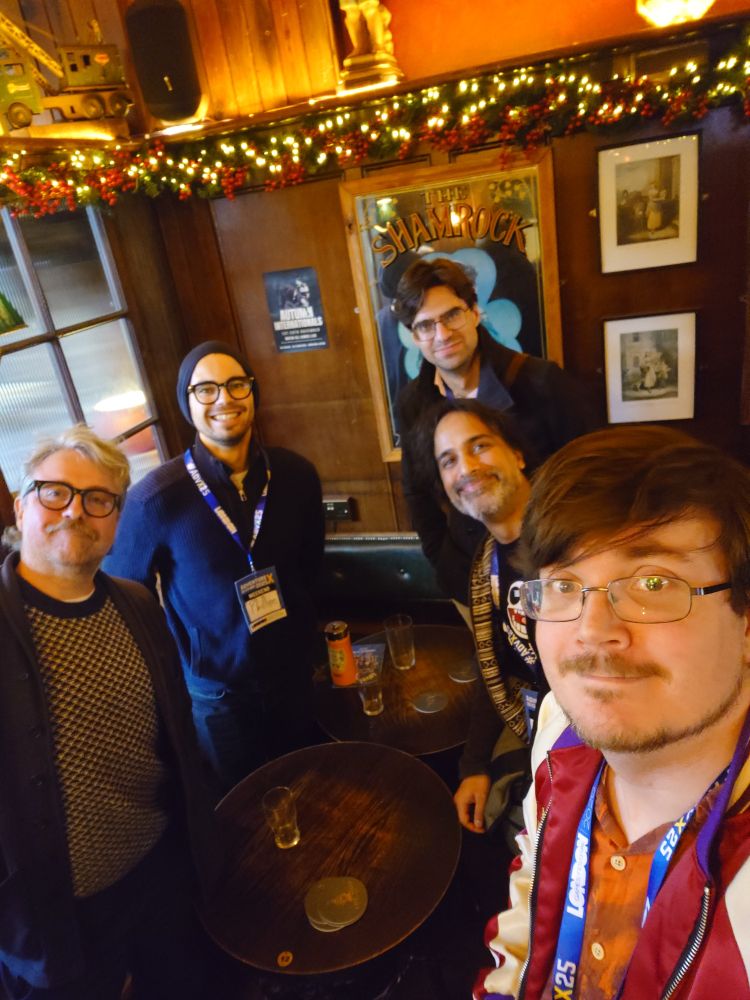 AdventureX pub lunch. 
