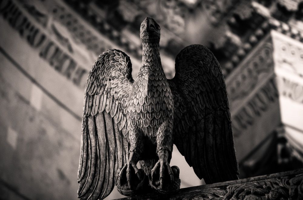 Statue of an roman eagle
