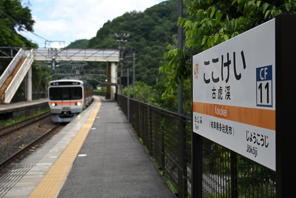 中央本線 古虎渓駅で途中下車