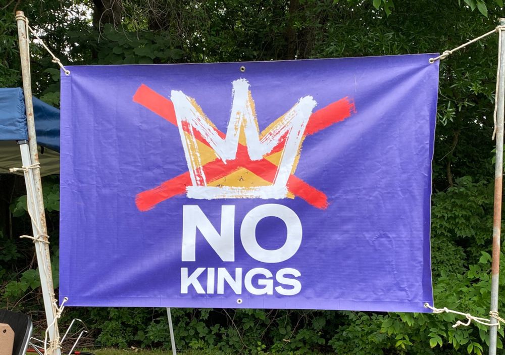 No Kings banner