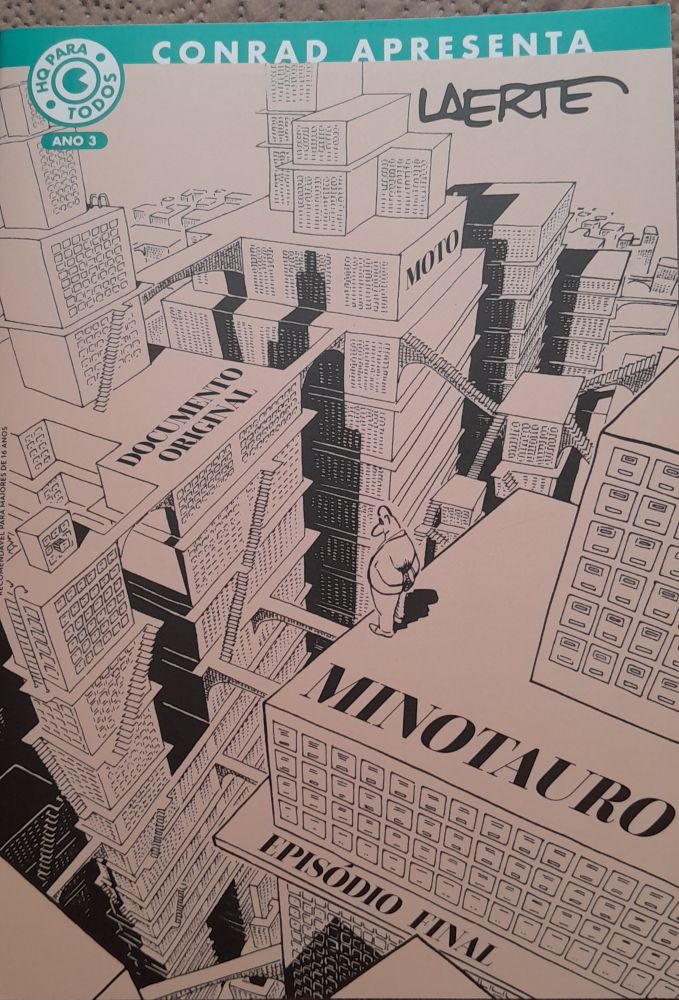 Capa da hq Minotauro da artista Laerte Coutinho 