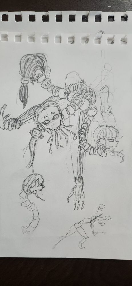 Three headed mechanical monster