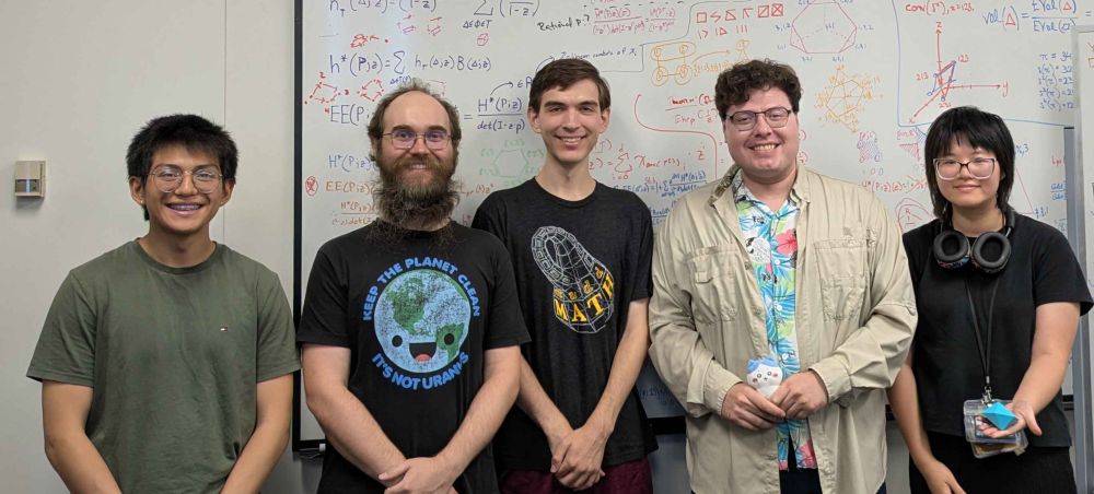 Prof. Andrés with group 1 of students. 