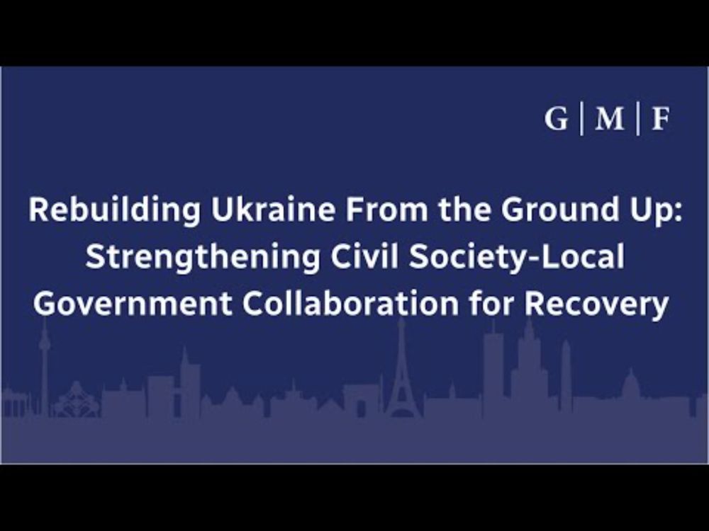 Strengthening Civil Society-Local Governemnt Collaboration for Recovery in Ukraine