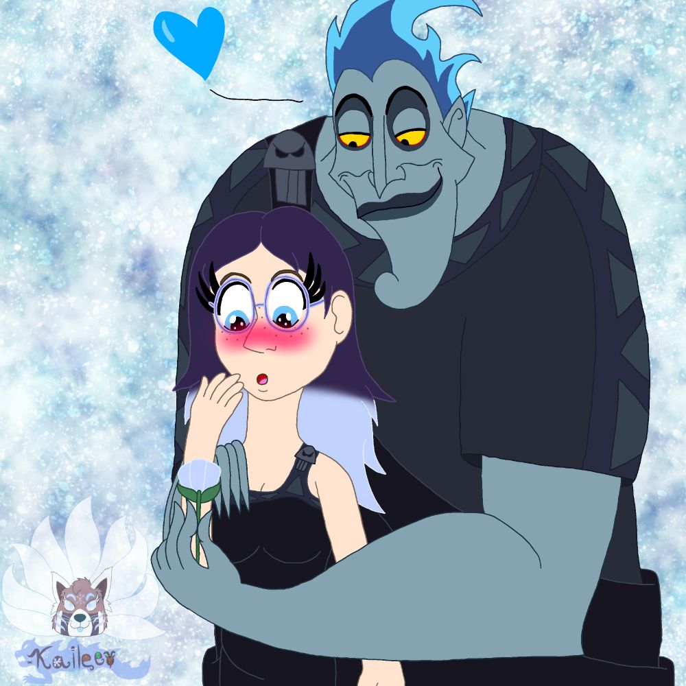 Very old drawing of my yumeship, FrostDeath (MexDisney's Hades)