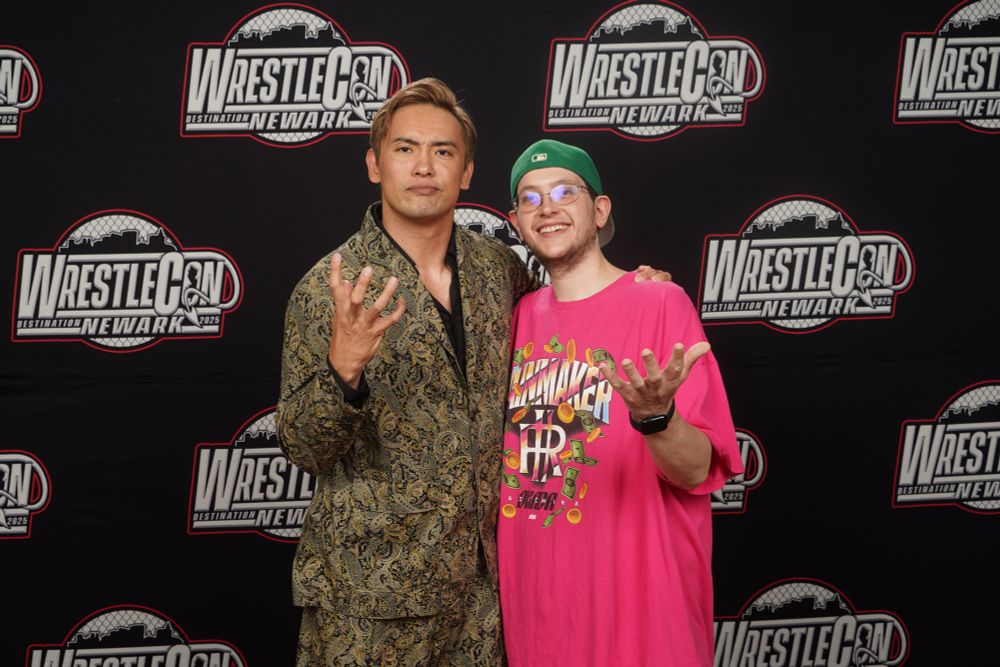 #AEW star Kazuchika Okada and I at WrestleCon NJ