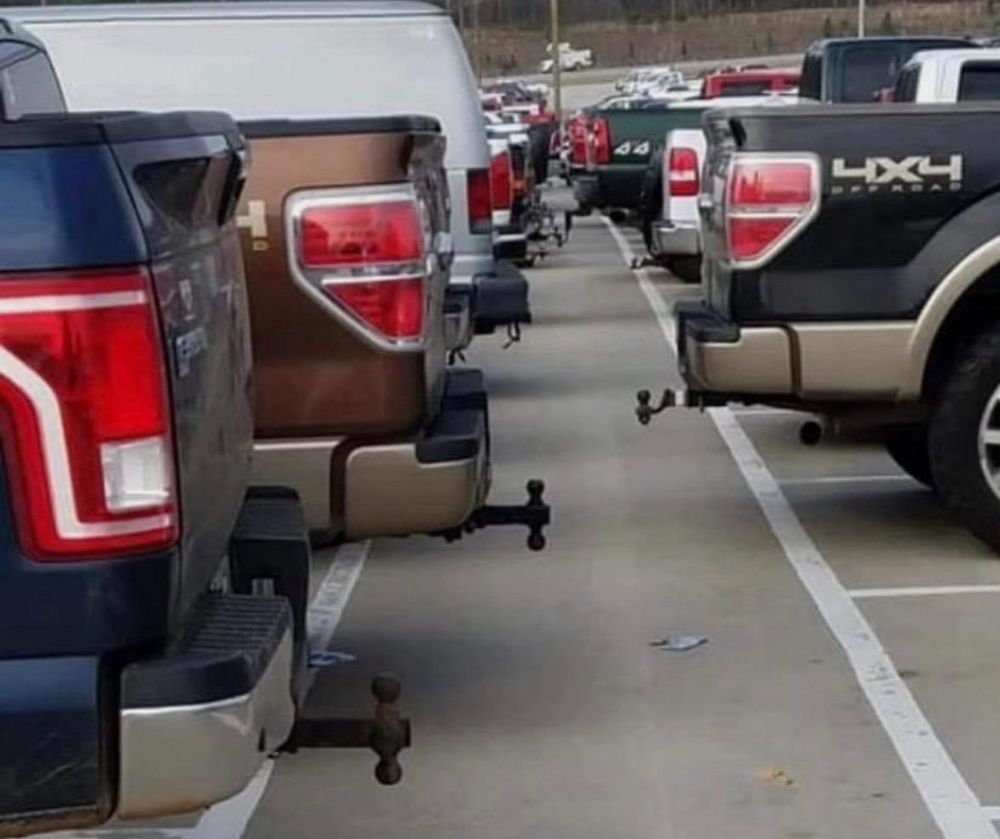 A gas station parking lot full of large 4X4 trucks with long, exposed trailer hitches riiiight at knee height.  Take a full speed, weaving sprint with shorts on and friend you've got some Wawa Slaloms.