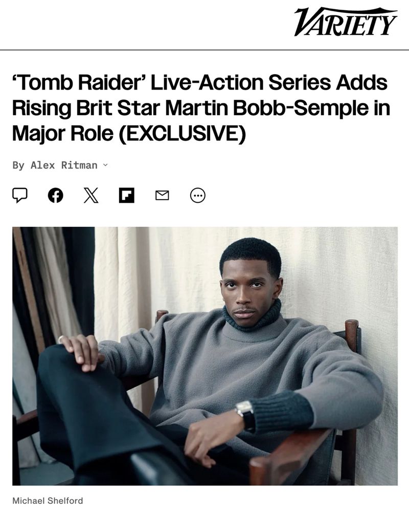 Variety exclusive reveal of rising British actor Martin Bobb-Semple has been cast in the upcoming Tomb Raider series from Amazon MGM Studios.